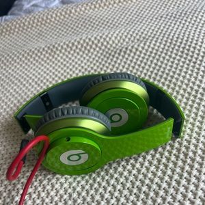Green Beats headphones by dre